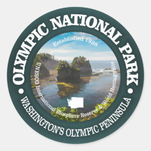 Olympic National Park Classic Round Sticker