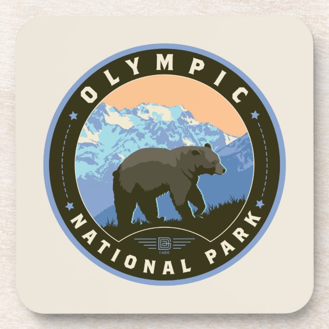 Olympic National Park Coaster (Front)