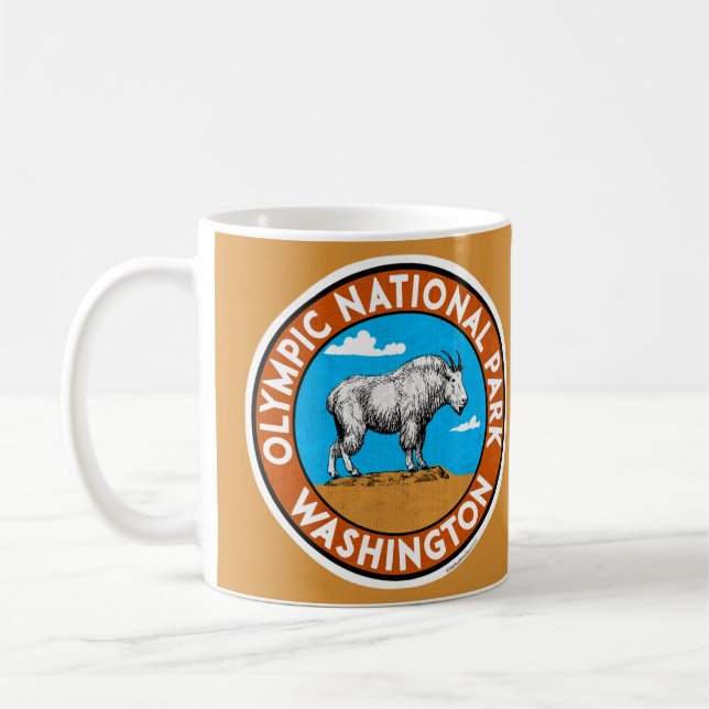  Olympic National Park Emblem Mug (Left)