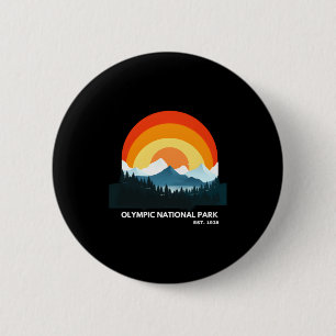 Olympic National Park Est 1938 Wa State T Shirt 6 Cm Round Badge