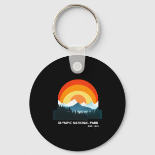 Olympic National Park Est 1938 Wa State T Shirt Key Ring