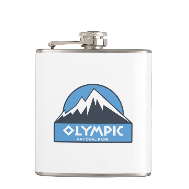 Olympic National Park Hip Flask (Front)