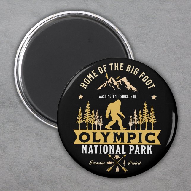 Olympic National Park Home of the Big Foot Magnet (Creator Uploaded)