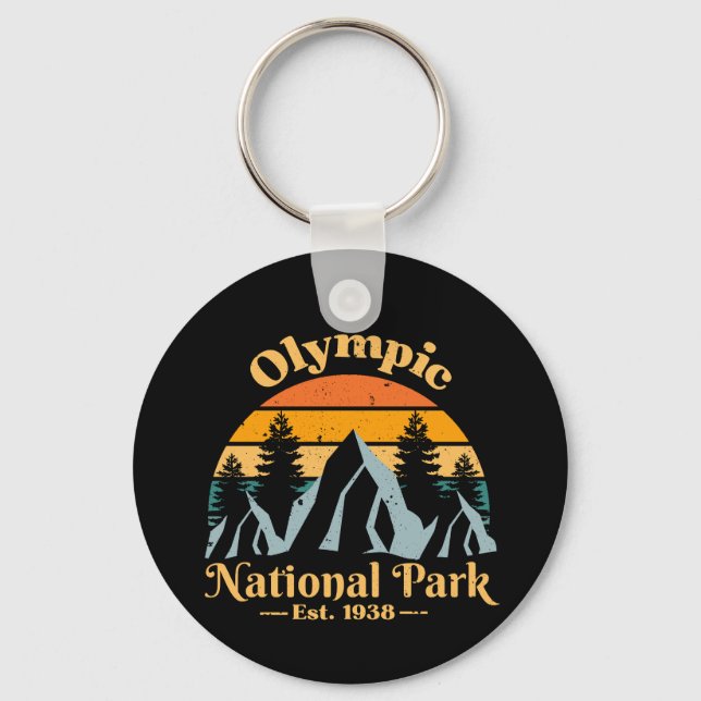 Olympic National Park Key Ring (Front)