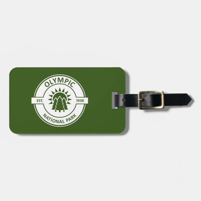 Olympic National Park Luggage Tag (Front Horizontal)