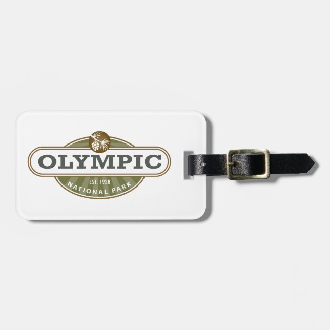 Olympic National Park Luggage Tag (Front Horizontal)