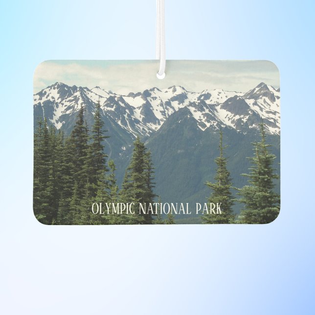 Olympic National Park Mountain Landscape Car Air Freshener (In Situ)