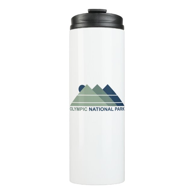 Olympic National Park Mountain Sun Thermal Tumbler (Front)