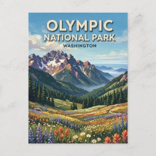Olympic National Park Port Angeles Postcard
