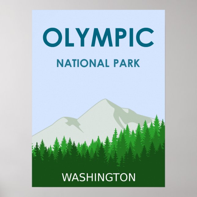 Olympic National Park  Poster (Front)