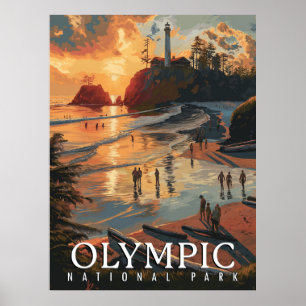 Olympic National Park Poster