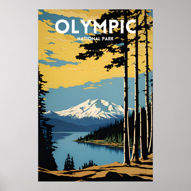 Olympic National Park Poster (Front)