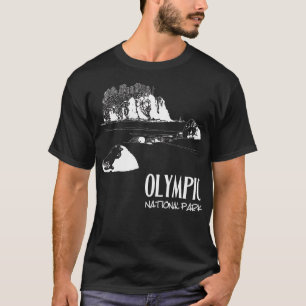 Olympic National Park Ruby Beach Washington Art Il T-Shirt