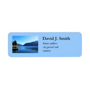 Olympic National Park, Seattle, U.S.A. Return Address Label