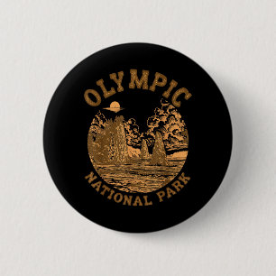 Olympic National Park Travelling Nature Lover 6 Cm Round Badge