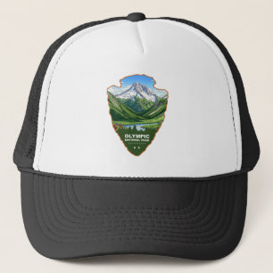 Olympic National Park Washington Arrowhead Trucker Hat