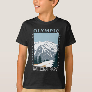 Olympic National Park Washington Distressed T-Shirt