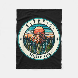 Olympic National Park Washington Family Trip  Fleece Blanket