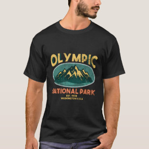 Olympic National Park Washington Mountain Hiking T-Shirt