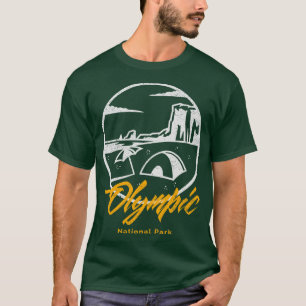 Olympic National Park Washington State Camping Hik T-Shirt