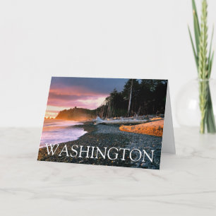 Olympic National Park   Washington State Thank You Card