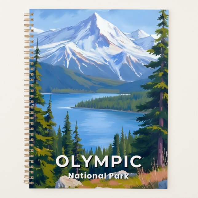 Olympic National Park | Washington Travel Art Planner (Front)