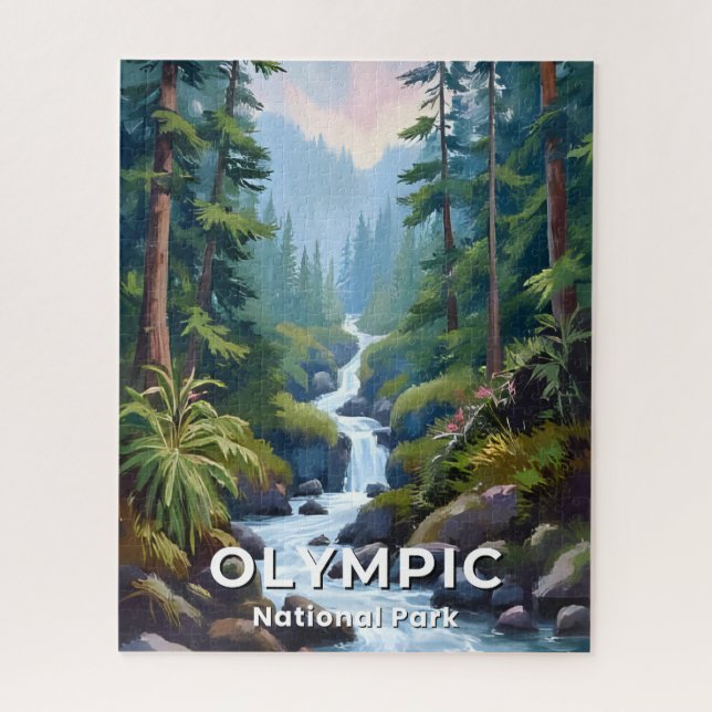 Olympic National Park | Washington Travel Jigsaw Puzzle (Vertical)