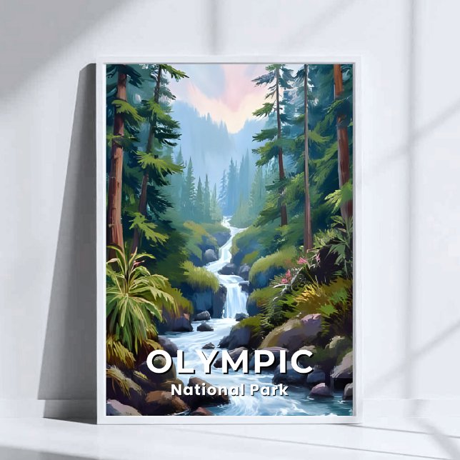 Olympic National Park | Washington Travel Poster (Creator Uploaded)