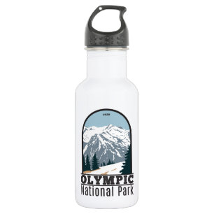 Olympic National Park Washington Vintage 532 Ml Water Bottle