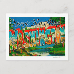 Olympic Nat'l Park, Washington Postcard