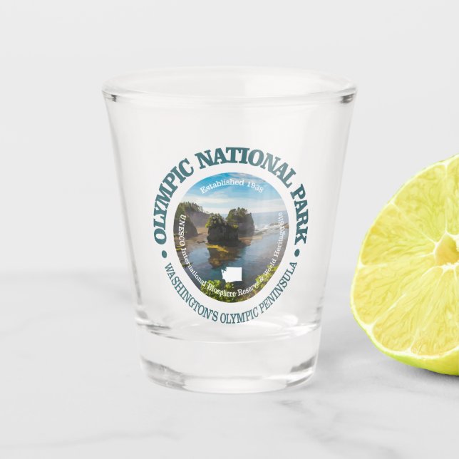 olympic NP Shot Glass (Front)