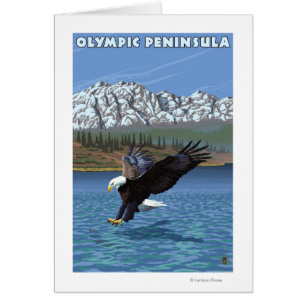 Olympic Peninsula, WashingtonFishing Eagle