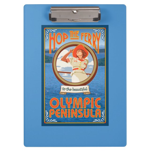 Olympic Peninsula, WashingtonHop the Ferry Clipboard (Front)