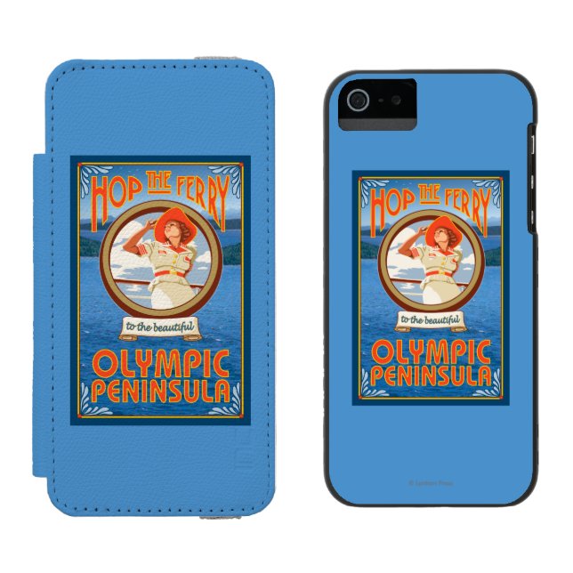 Olympic Peninsula, WashingtonHop the Ferry Incipio iPhone Wallet Case (Side by Side)