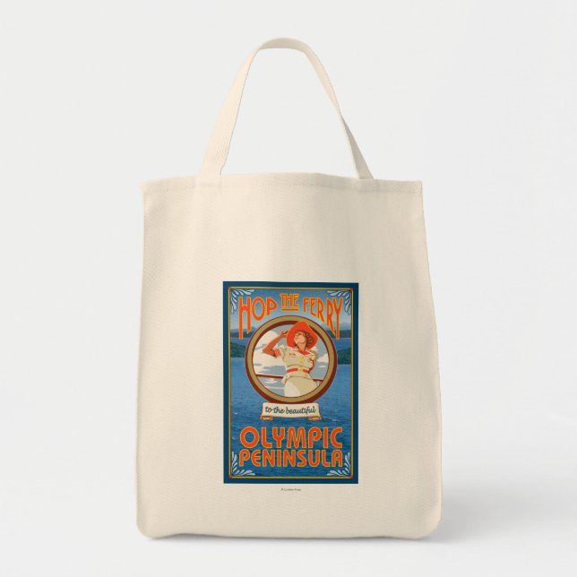 Olympic Peninsula, WashingtonHop the Ferry Tote Bag (Front)