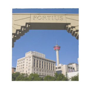 Olympic Plaza and Calgary Tower, Alberta, Canada Notepad