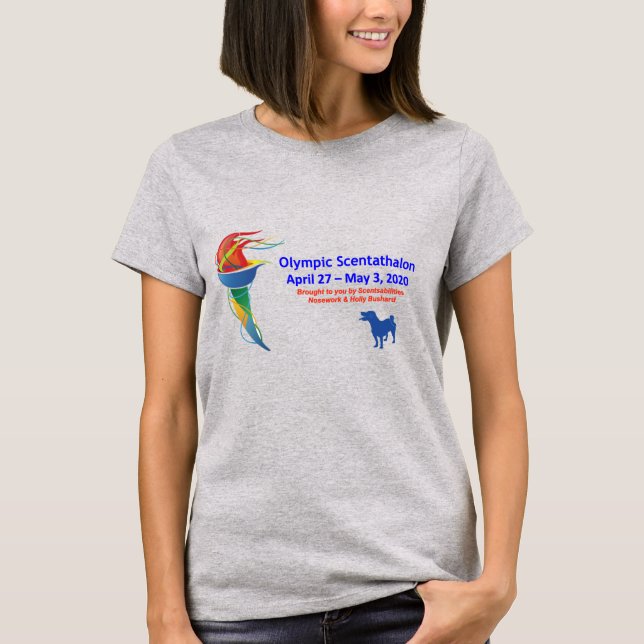 Olympic Scentathalon Ladies T-shirt (Front)