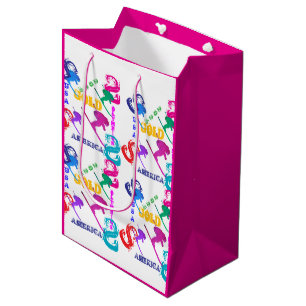 OLYMPIC SKIING MEDIUM GIFT BAG