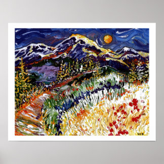 Olympic Sunset Poster