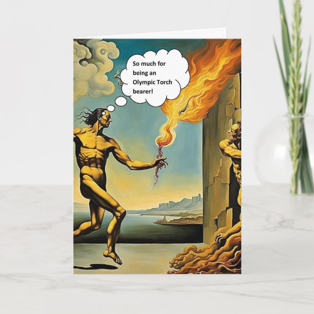 Olympic Torch bearer Card (Front)