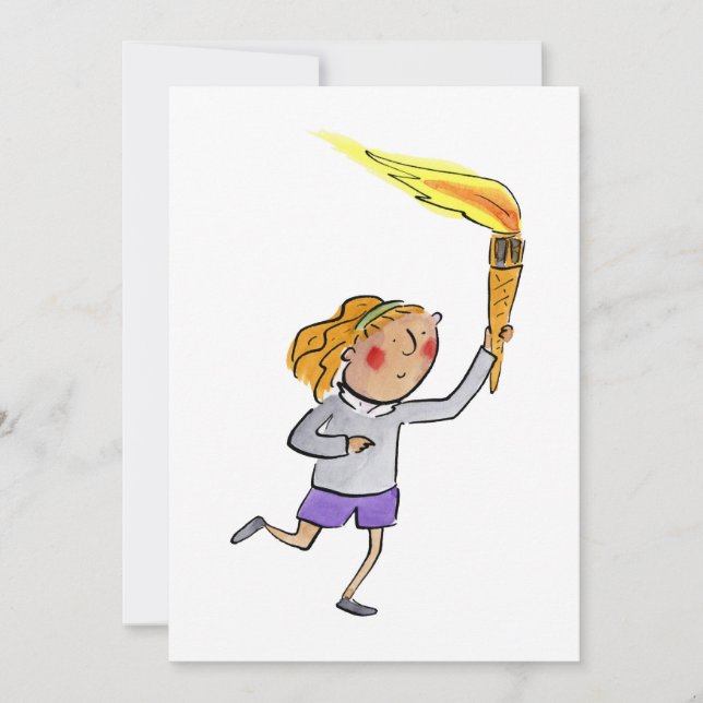Olympic Torch Invitation (Front)