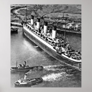 Olympic's Sea Trials Poster