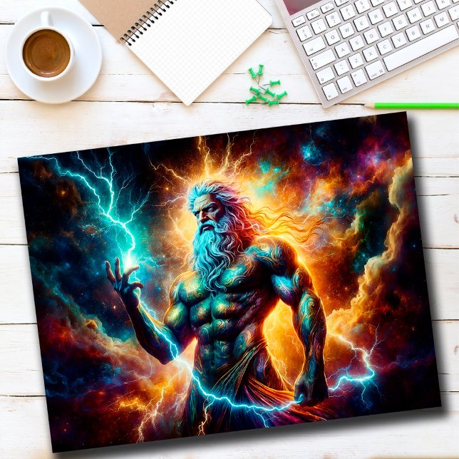 Olympus God antique men greek mythology art Postcard (Creator Uploaded)