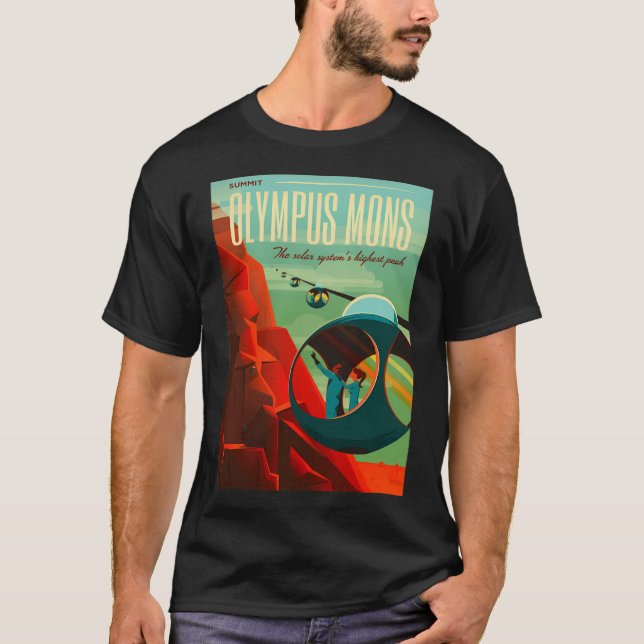 Olympus Mons - Space Travel T-Shirt (Front)