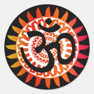 OM1 CLASSIC ROUND STICKER