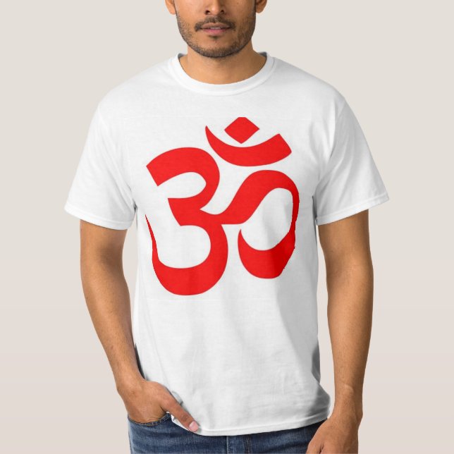 Om (ॐ) - Hindu and Buddhist Symbol T-Shirt (Front)