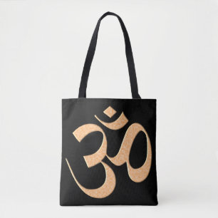 Om 4 tote bag