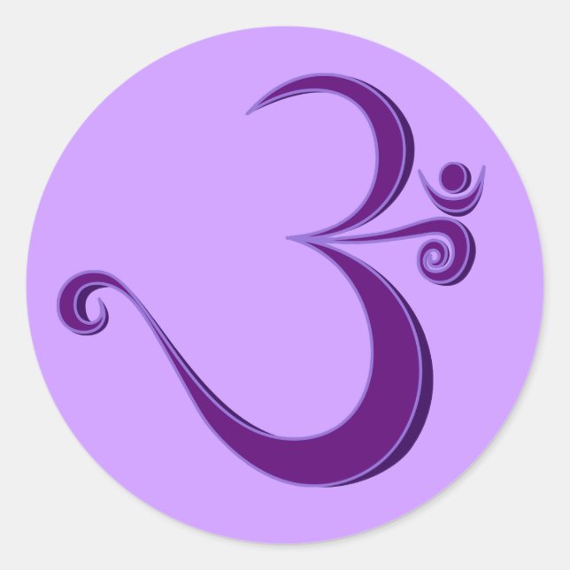 Om - alicious Sticker (Front)