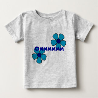 Om and Flowers - Baby Yoga Clothes Baby T-Shirt