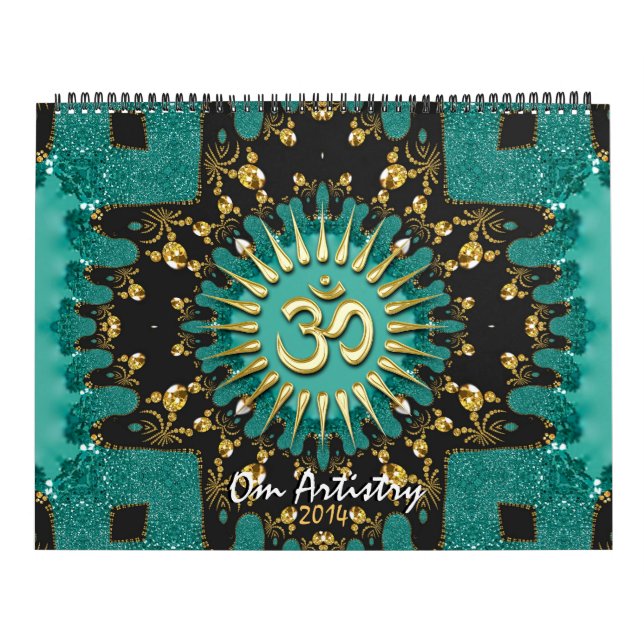 OM Artistry Yoga New Age Meditational Calendar (Cover)
